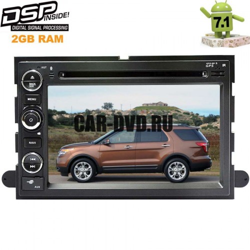 ШТАТНАЯ МАГНИТОЛА FORD EXPLORER F150 F250 2005-2011 LETRUN 2006 ANDROID 7.1.1 DSP