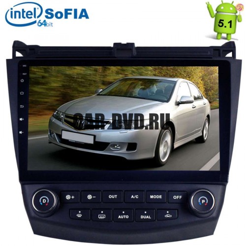 ШТАТНАЯ МАГНИТОЛА HONDA ACCORD CL7 CL9 LETRUN 1824 ANDROID 5.1 9 ДЮЙМОВ