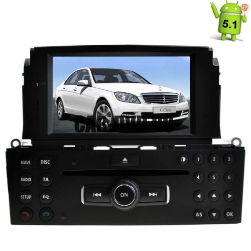 ШТАТНАЯ МАГНИТОЛА MERCEDES C КЛАСС 2007-2011 W204 LETRUN 1839 ANDROID 5.1.1