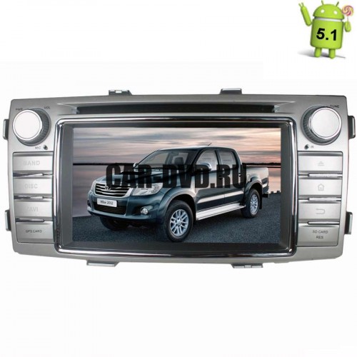 ШТАТНАЯ МАГНИТОЛА TOYOTA HILUX С 2012 ГОДА LETRUN 2014 ANDROID 6.0.1 ALWINNER T3