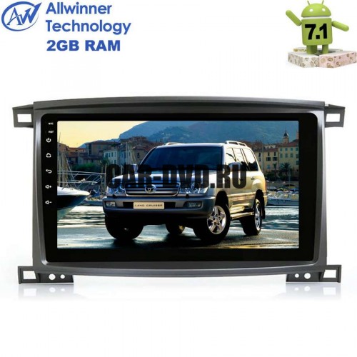 ШТАТНАЯ МАГНИТОЛА TOYOTA LAND CRUISER 100 LETRUN 2054 ANDROID 7.1.1 10.2 ДЮЙМА ALWINNER