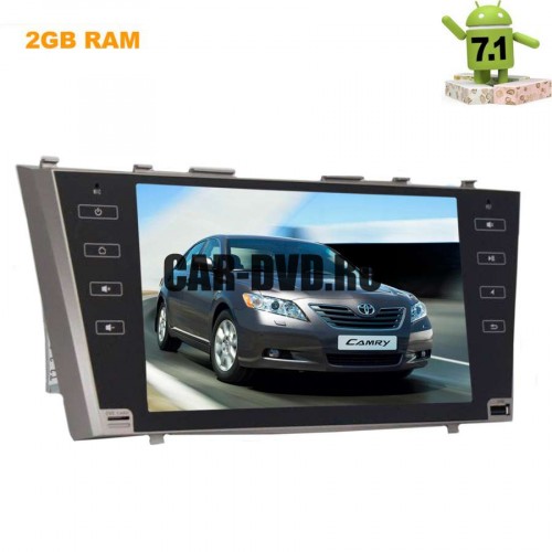 ШТАТНАЯ МАГНИТОЛА TOYOTA CAMRY 2006-2011 LETRUN 2076 ANDROID 7.1.2 ЭКРАН 9 ДЮЙМОВ