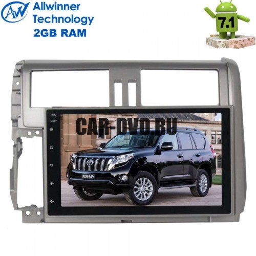 ШТАТНАЯ МАГНИТОЛА TOYOTA PRADO 150 09-13 ANDROID 7.1.1 ALWINNER LETRUN 2111 ПОДДЕРЖКА JBL 9 ДЮЙМОВ