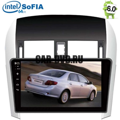 ШТАТНАЯ МАГНИТОЛА TOYOTA COROLLA 2007-2012 LETRUN 2121 ANDROID 6.0.1 ЭКРАН 10,2 ДЮЙМА