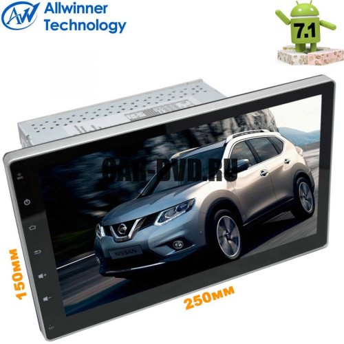 2 DIN УНИВЕРСАЛЬНАЯ МАГНИТОЛА LETRUN 2131 ANDROID 7.1.1 ALWINNER T3 NISSAN (ДО 14Г) 10 ДЮЙМОВ