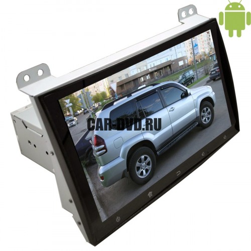 ШТАТНАЯ МАГНИТОЛА TOYOTA PRADO 120 LETRUN 1560 ANDROID 6.0.1 ЭКРАН 9 ДЮЙМОВ