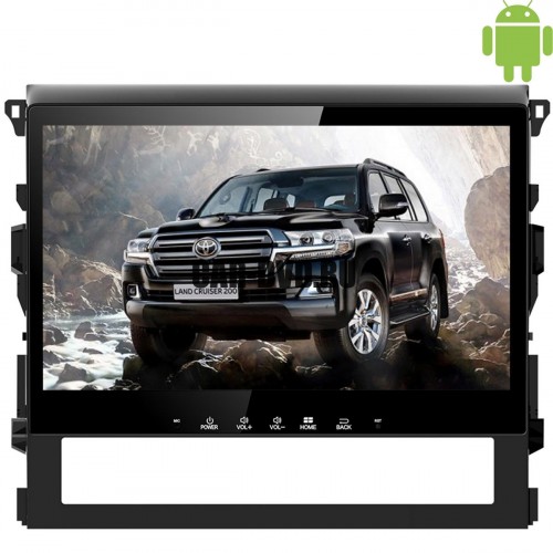 Штатная магнитола Toyota Land Cruiser 200 с 2016 года LeTrun 1671 Android 4.4.4 экран 10,2 дюйма