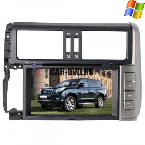 Штатная магнитола Toyota Prado 150 2009-2013 LeTrun 0427