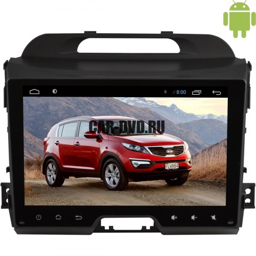 ШТАТНАЯ МАГНИТОЛА KIA SPORTAGE LETRUN 1682 ANDROID 6.0.1 ALWINNER ЭКРАН 9 ДЮЙМОВ