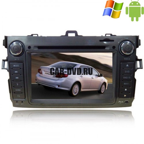 Штатная магнитола Toyota Corolla 2007-2012 Carpad duos II Android 4.4.4