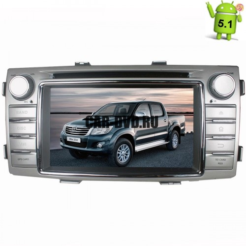 ШТАТНАЯ МАГНИТОЛА TOYOTA HILUX С 2012 ГОДА LETRUN 1609 ANDROID 5.1