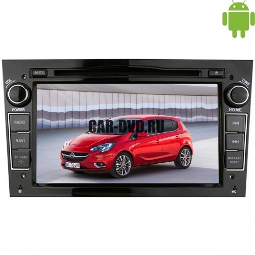 Штатная магнитола Opel Astra, Vectra, Zafira, Corsa LeTrun 1420 Android 4.4 цвет черный