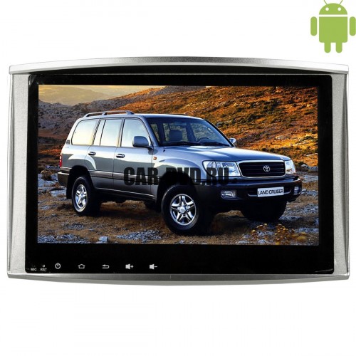 Штатная магнитола Toyota Land Cruiser 100 LeTrun 1744 Android 4.4.4 10.2 дюйма