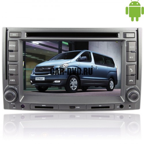 Штатная магнитола Hyundai Grand Starex H1 LeTrun 1498 4 ядра Android 4.4.4 1024*600