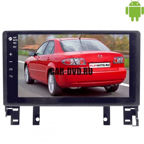 ШТАТНАЯ МАГНИТОЛА MAZDA 6 ATENZA 2002-2007 ANDROID 5.1 ЭКРАН 9 ДЮЙМОВ LETRUN 1654