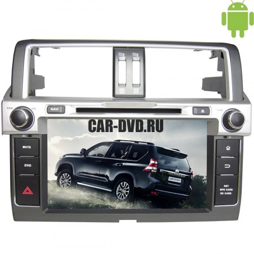 Штатная магнитола Toyota Prado 150 с 2014 Android 4.4.4 LeTrun 1637 поддержка JBL