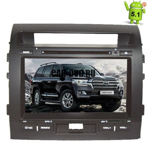 Штатная магнитола Toyota Land Cruiser 200 LeTrun 1647 Android 5.1