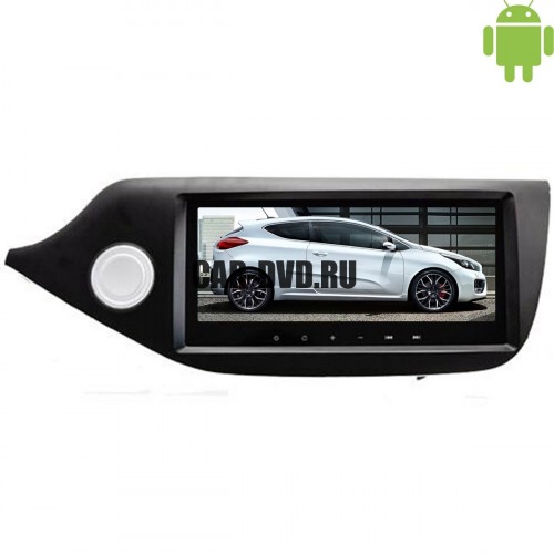 Штатная магнитола Kia Ceed с 2013 LeTrun 1733 Android 4.4.4 экран 8.8 дюйма